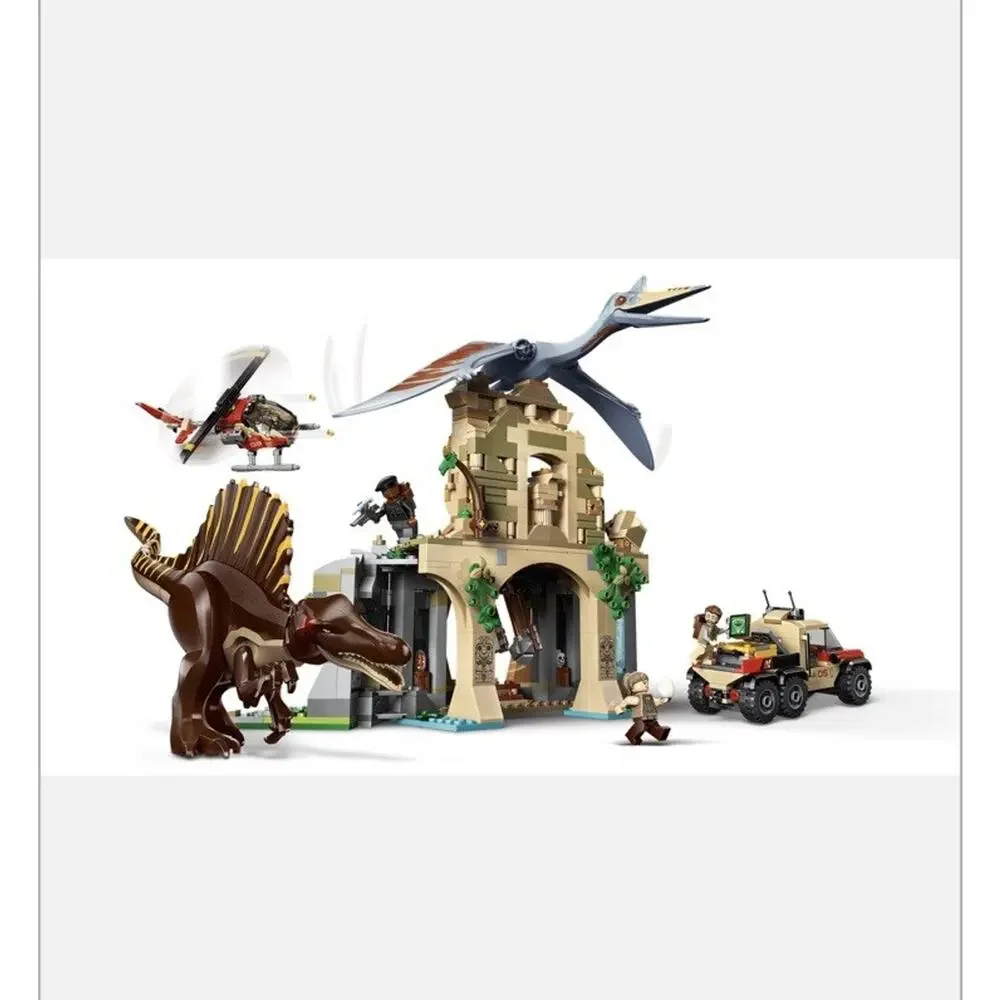 LEGO Jurassic World Spinosaurus & Quetzalcoatlus Air Mission 76976 Open Box
